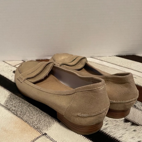 Splendid gold suede leather loafers - Picture 5 of 5